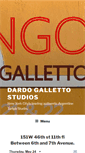 Mobile Screenshot of dardogallettostudios.com